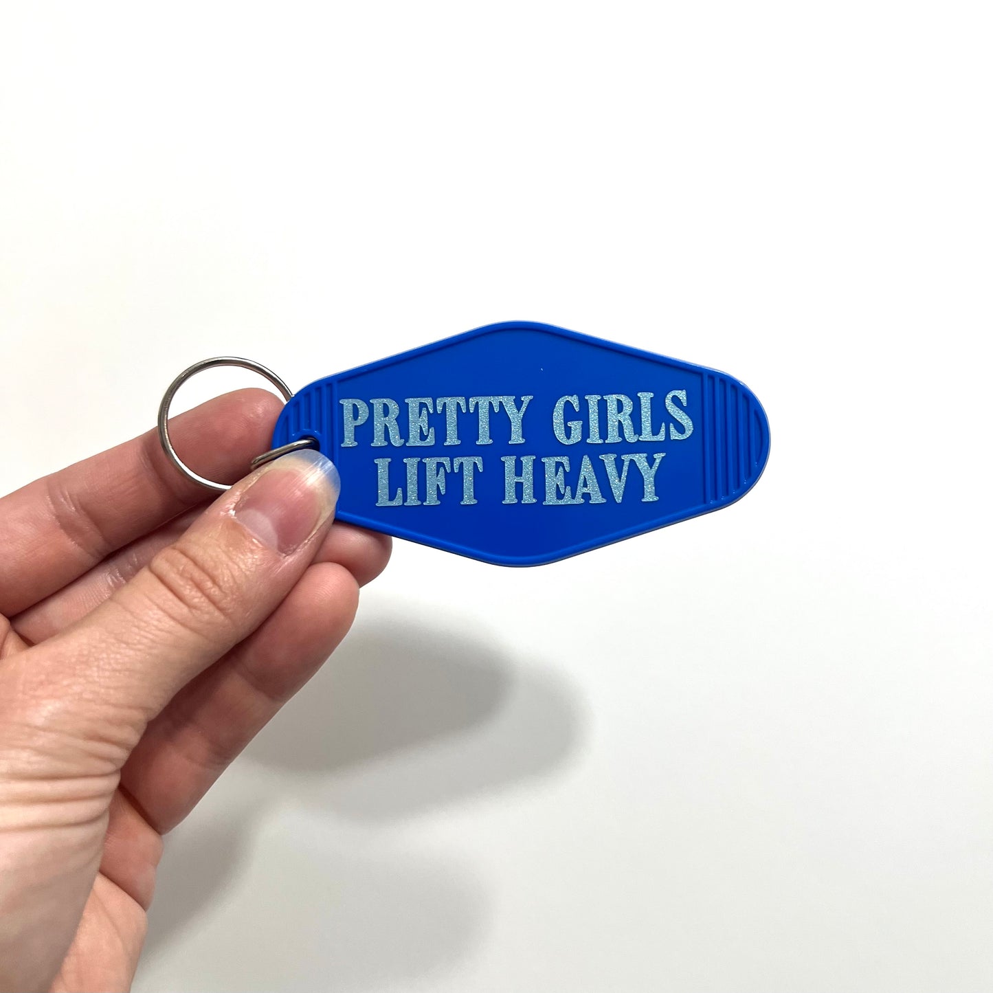 Pretty Girls Lift Heavy Keychain