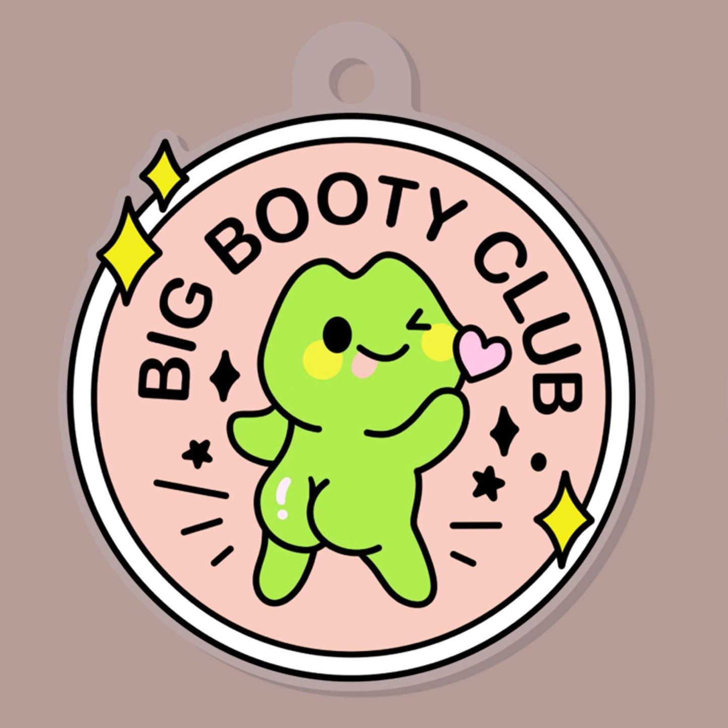 Big Booty Club Keychain