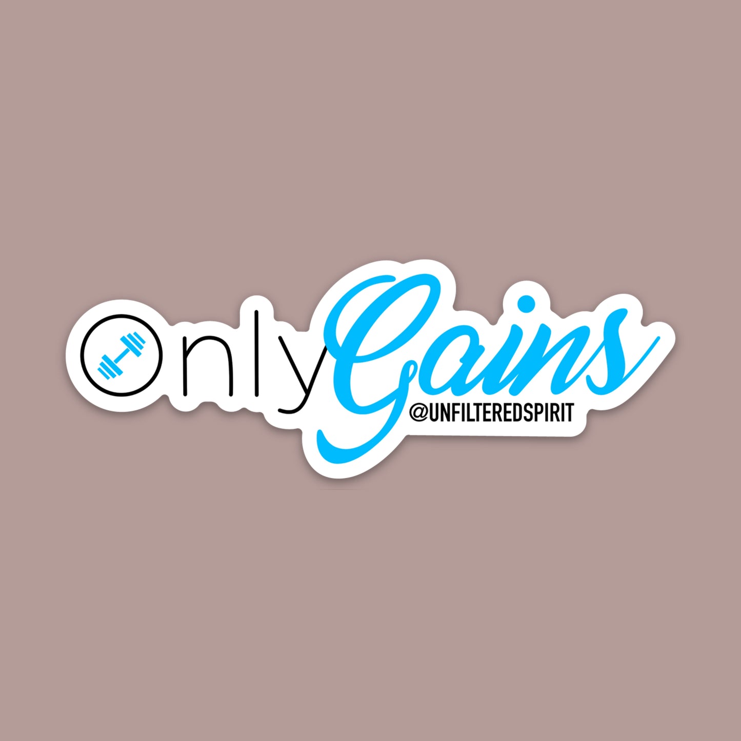 Only Gains Sticker