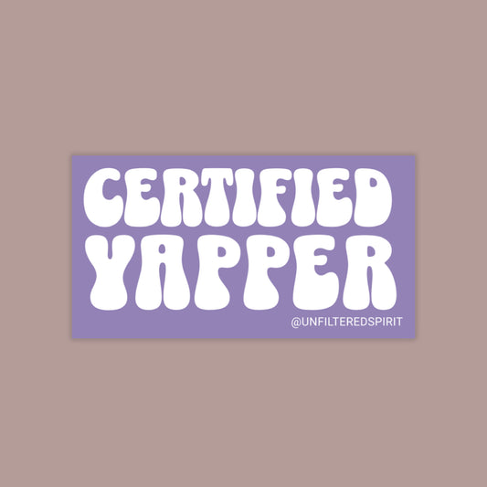 Certified Yapper Sticker