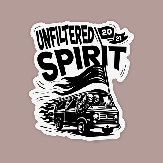 Unfiltered Spirit Sticker