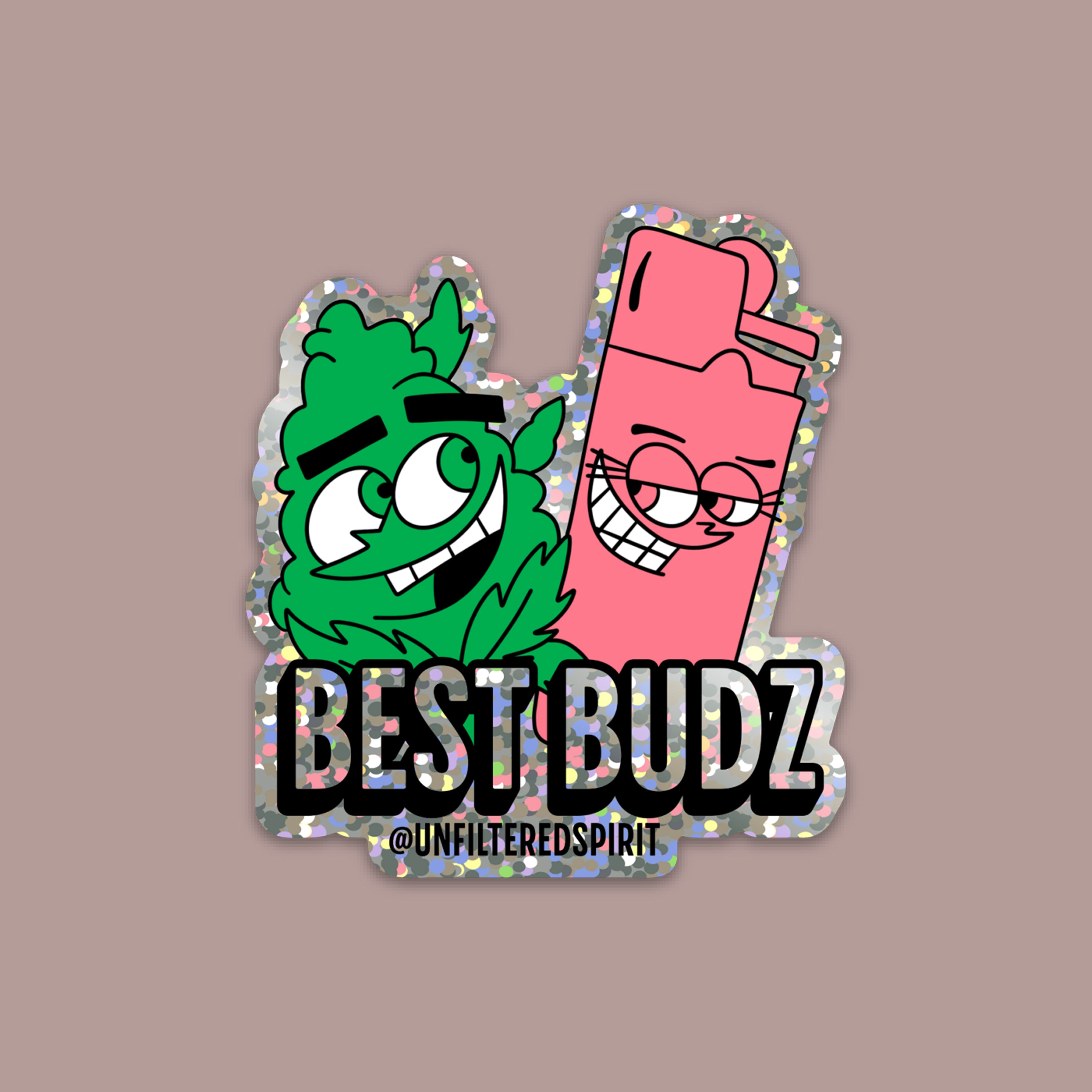 Best Buds Sticker – UnfilteredSpirit