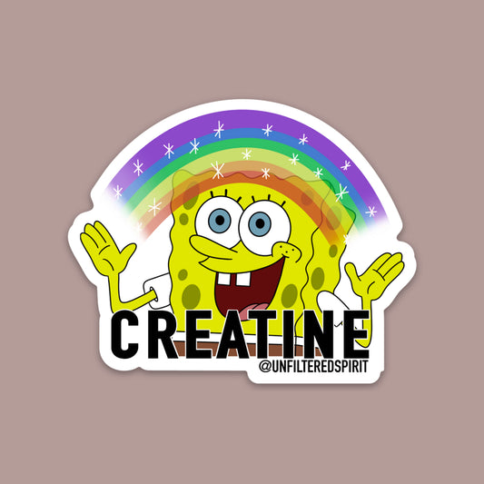 Creatine Sticker