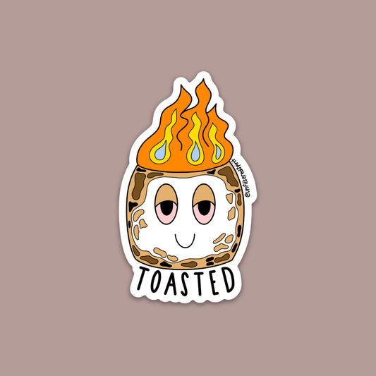 Toasted Sticker